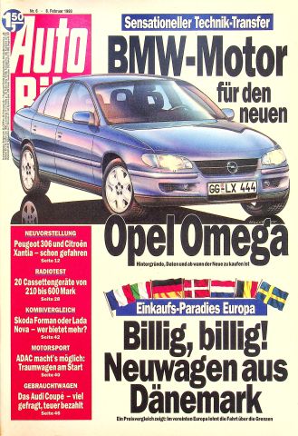 Deckblatt Auto Bild (06/1993)